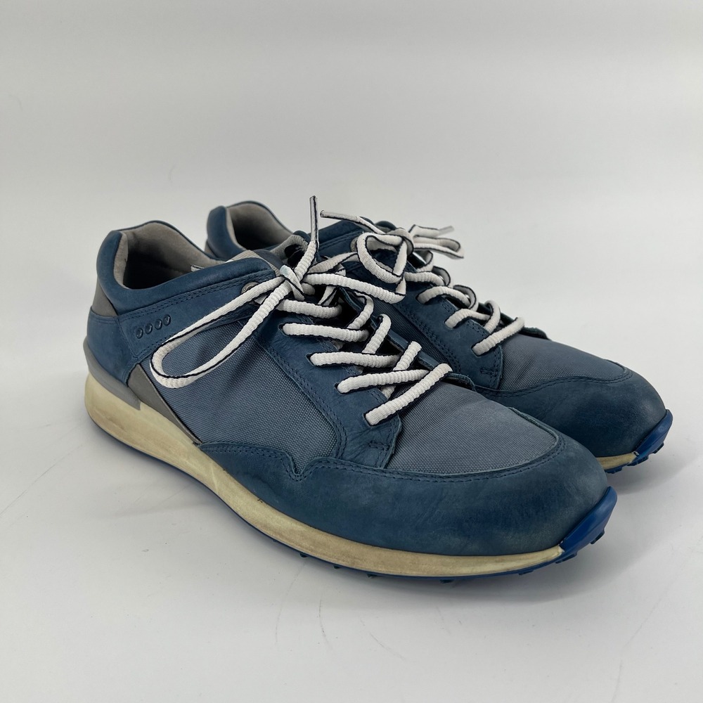 ECCO Golf Street Retro Blue Spikeless Golf Shoes Womens EU 39 Wide US 8-8.5 - Picture 1 of 9